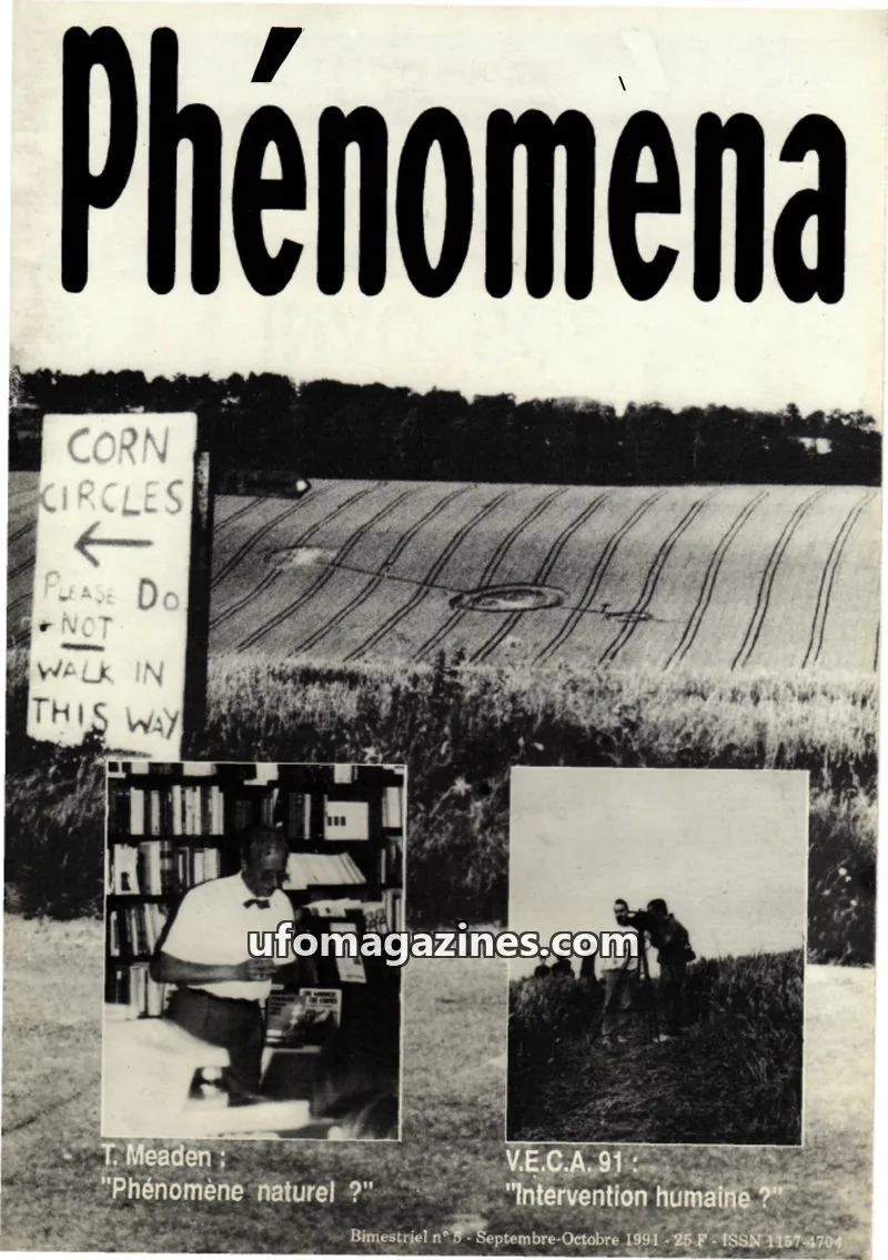 Cover of Phenomena issue 5: Phénomèna