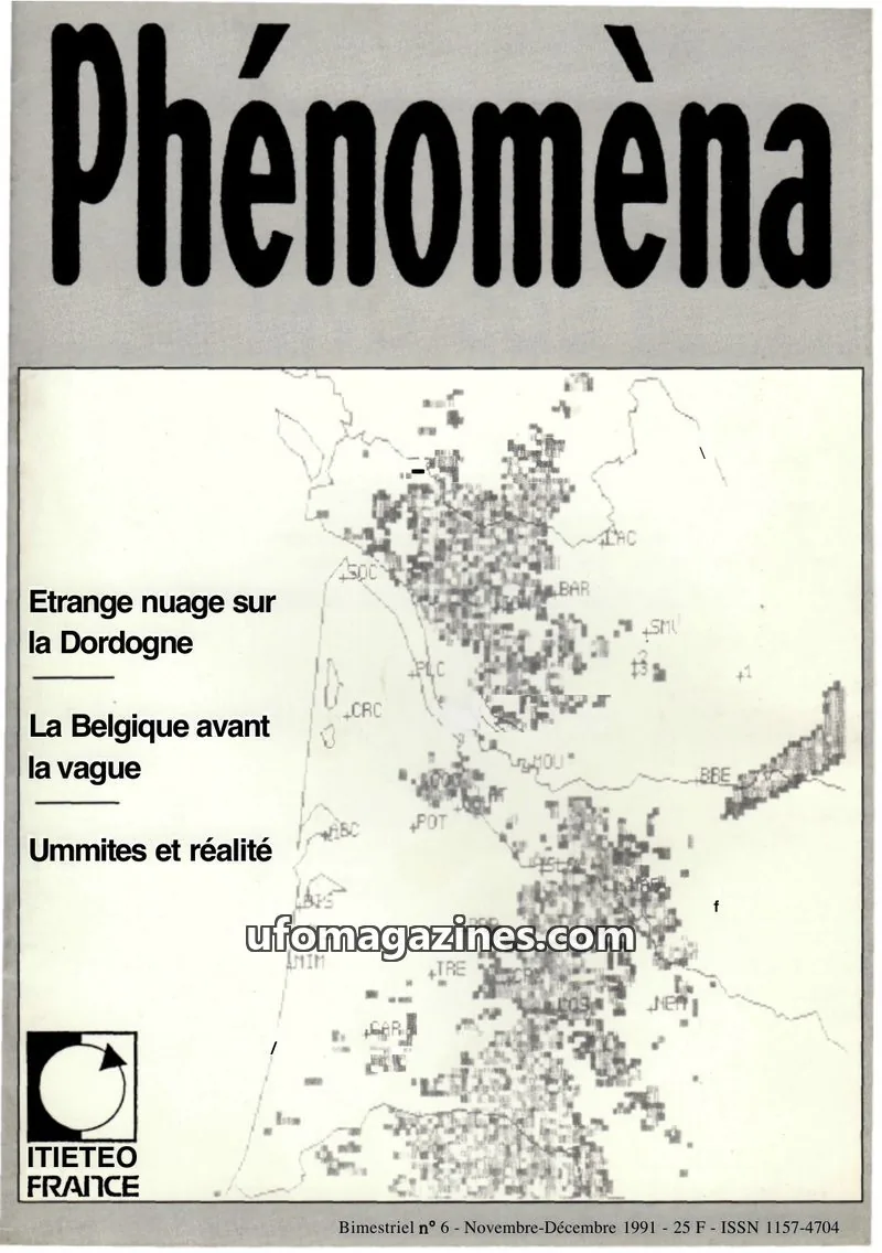 Cover of Phenomena issue 6: Phénomèna