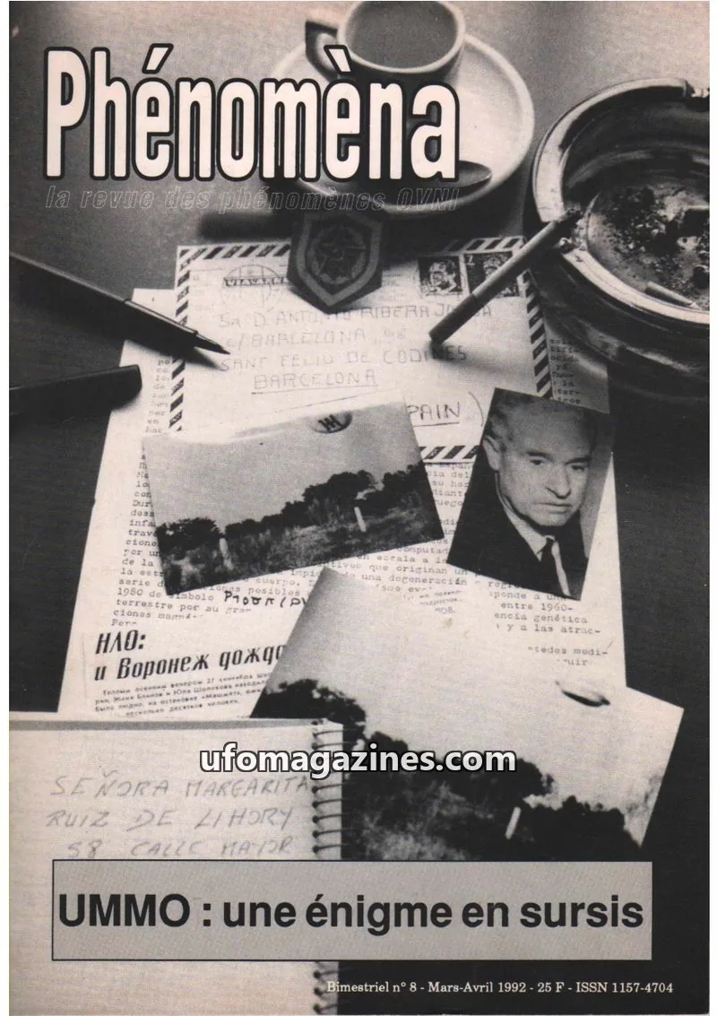 Cover of Phenomena issue 8: Phénomèna