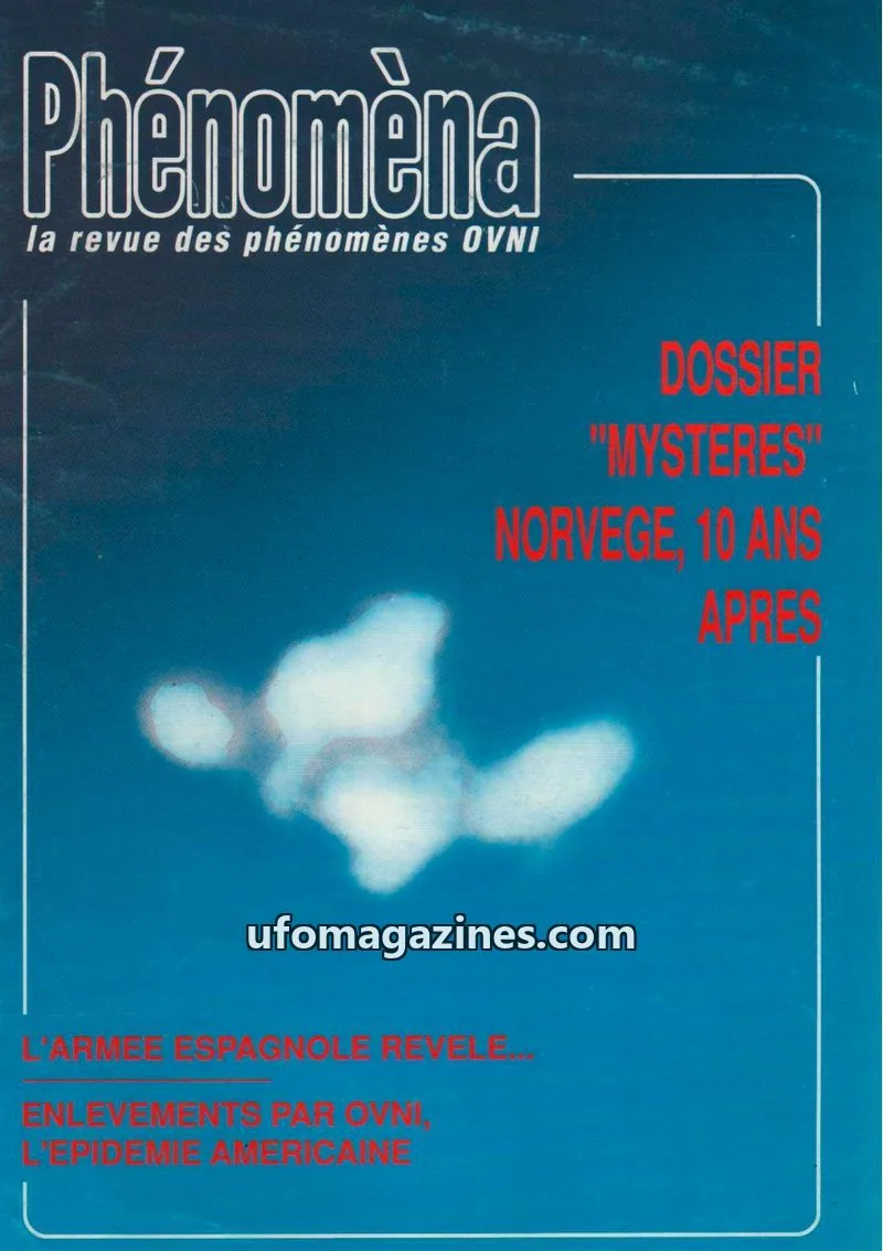 Cover of Phenomena issue 14: Phénomèna