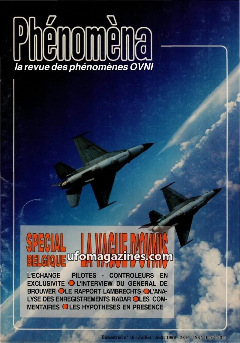 Cover of Phenomena issue 16: Phénomèna
