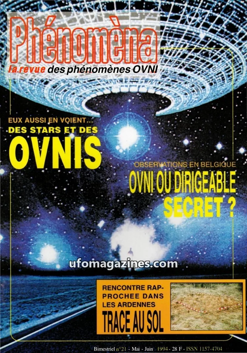 Cover of Phenomena issue 21: Phénomèna