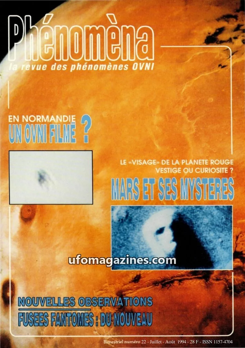 Cover of Phenomena issue 22: Phénomèna