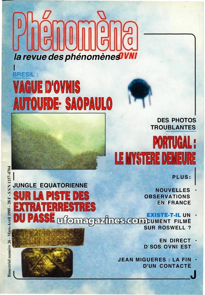 Cover of Phenomena issue 26: Phénomèna