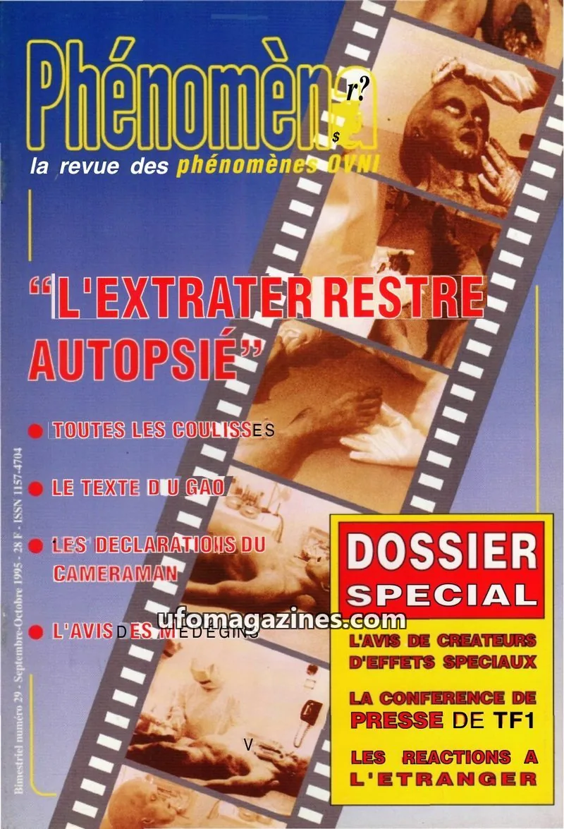 Cover of Phenomena issue 29: Phénomèna