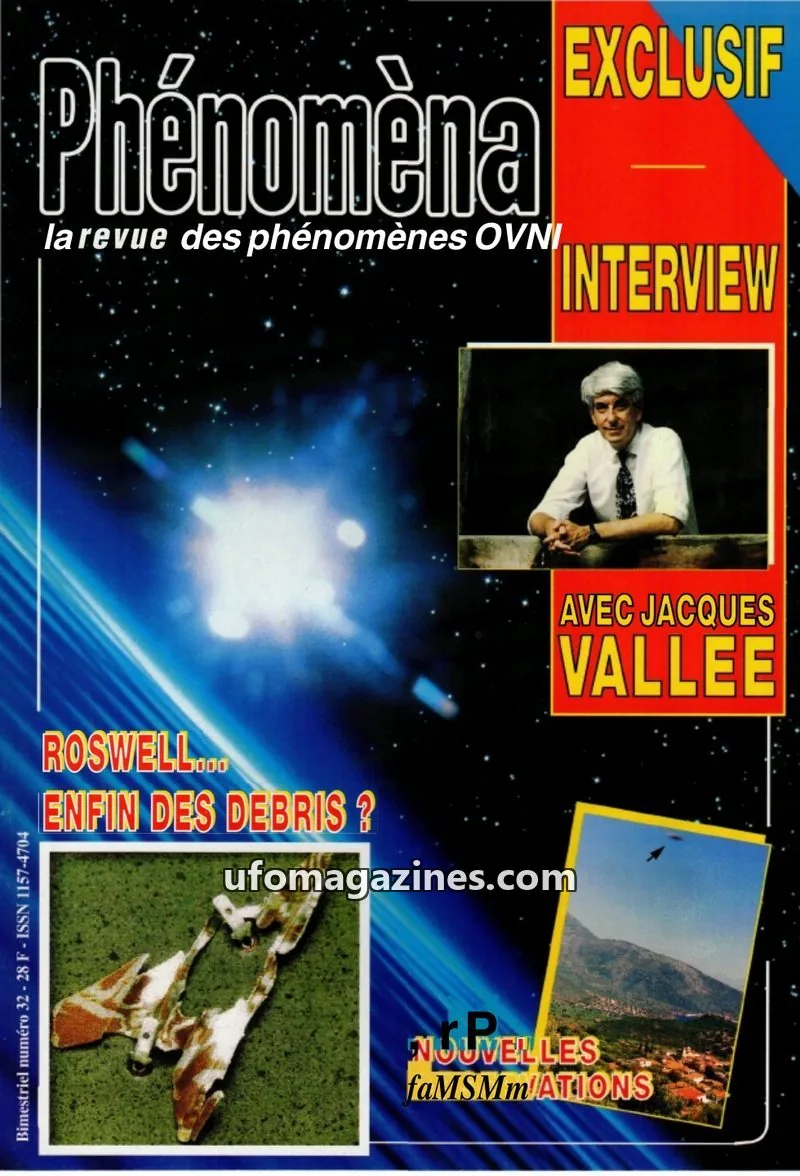 Cover of Phenomena issue 32: Phénomèna