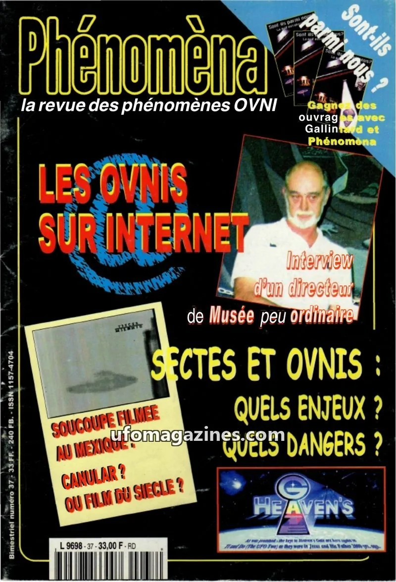 Cover of Phenomena issue 37: Phénomèna