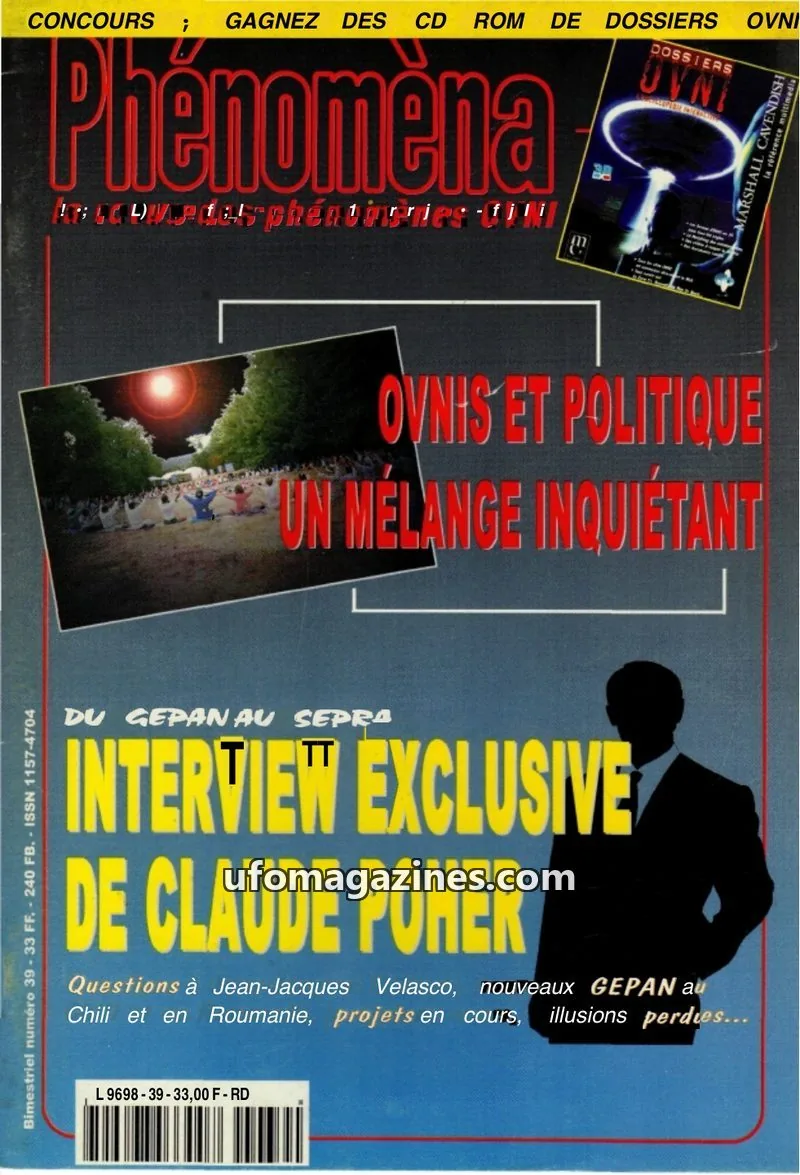 Cover of Phenomena issue 39: Phénomèna