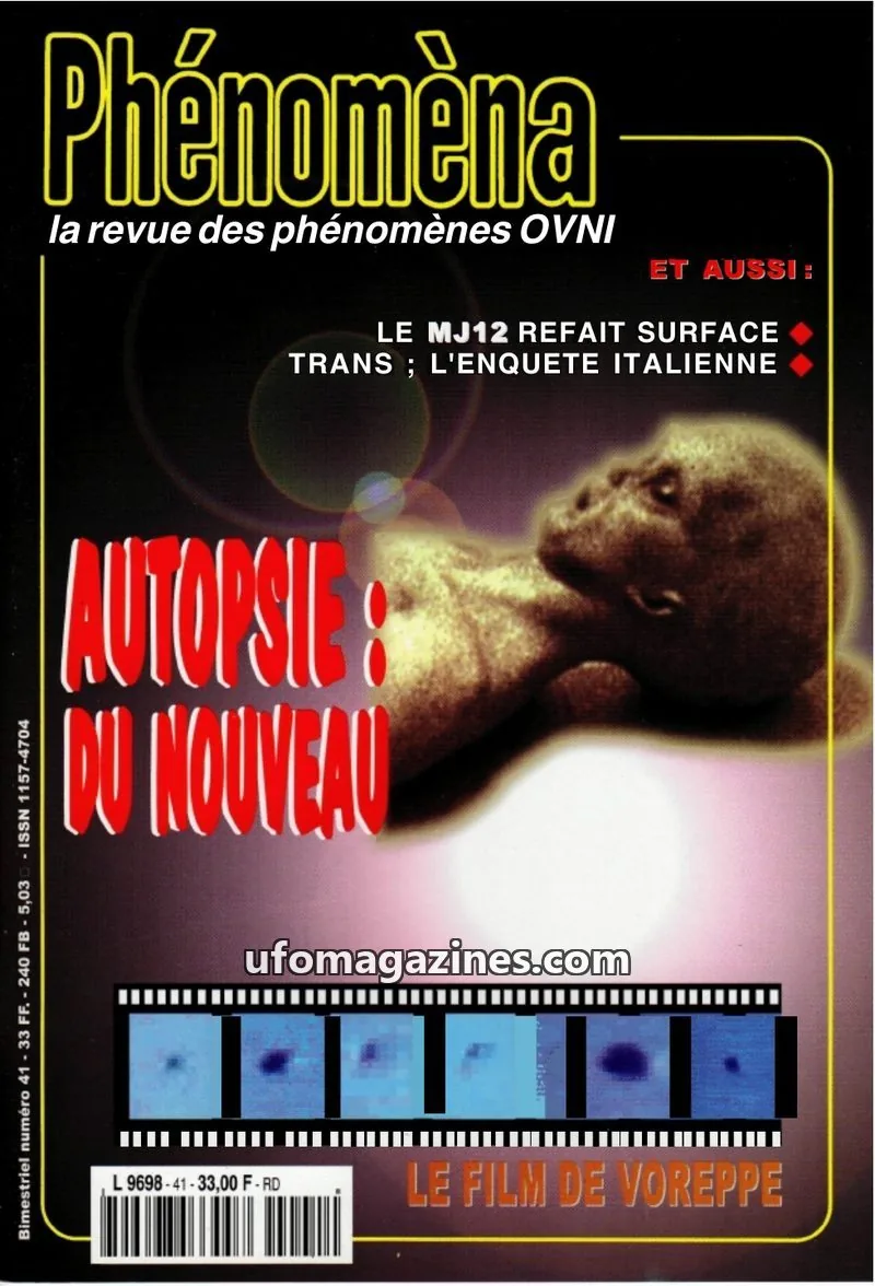 Cover of Phenomena issue 41: Phénomèna