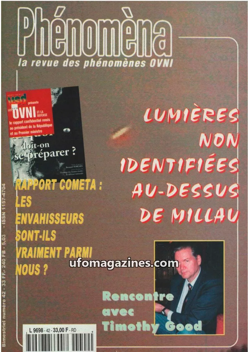 Cover of Phenomena issue 42: Phénomèna