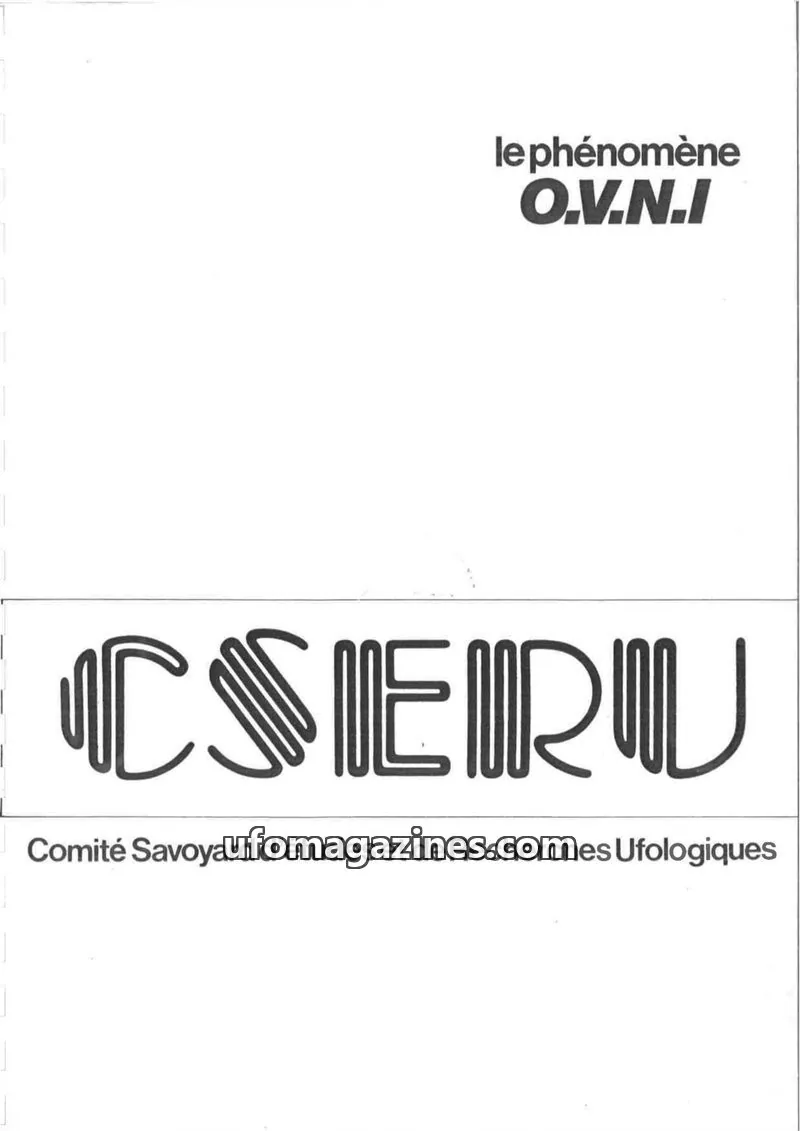 Cover of CSERU issue 12: LE PHENOMENE O.V.N.I