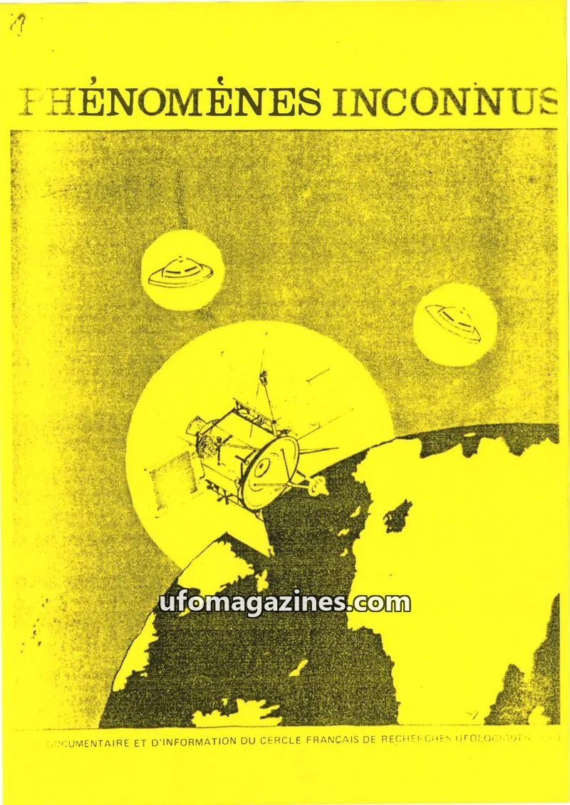 Cover of Phenomenes Inconnus issue 15: PHÉNOMÈNES INCONNUS