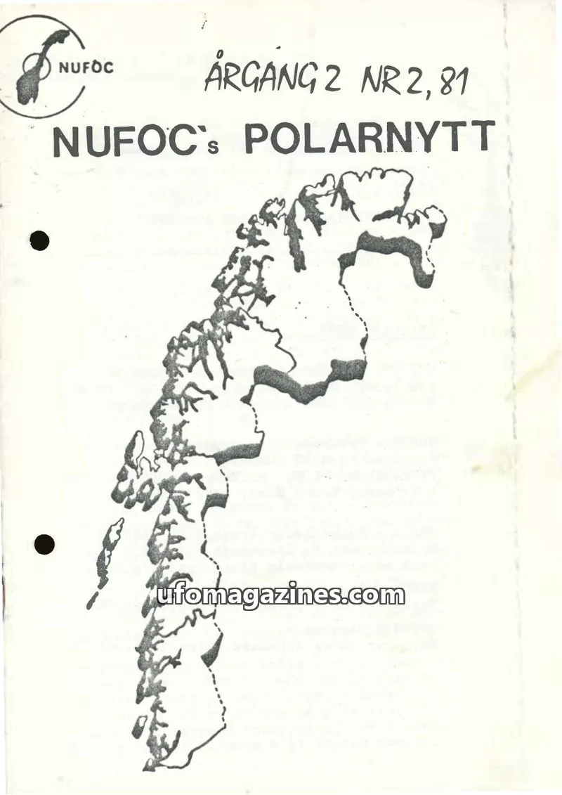 Cover of Polarnytt issue 2: NUFOC's POLARNYTT