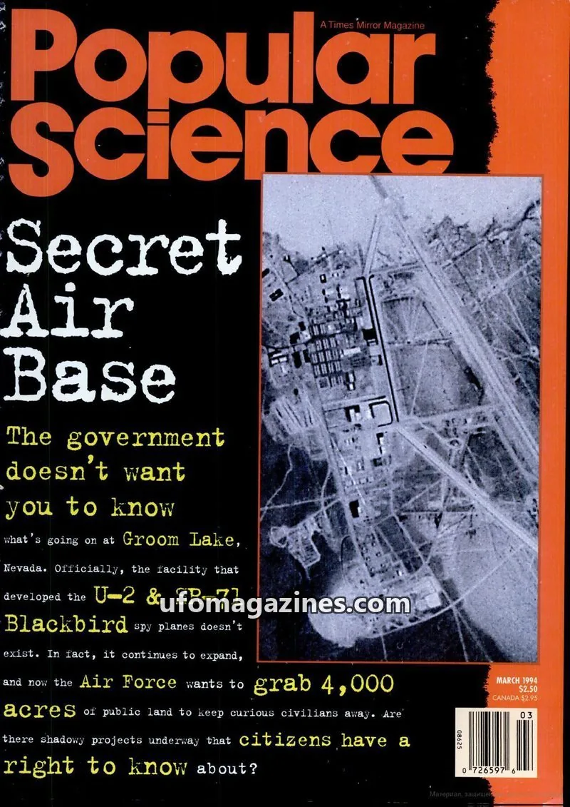 Cover of Popular Science issue MARCH 1994: Popular Science