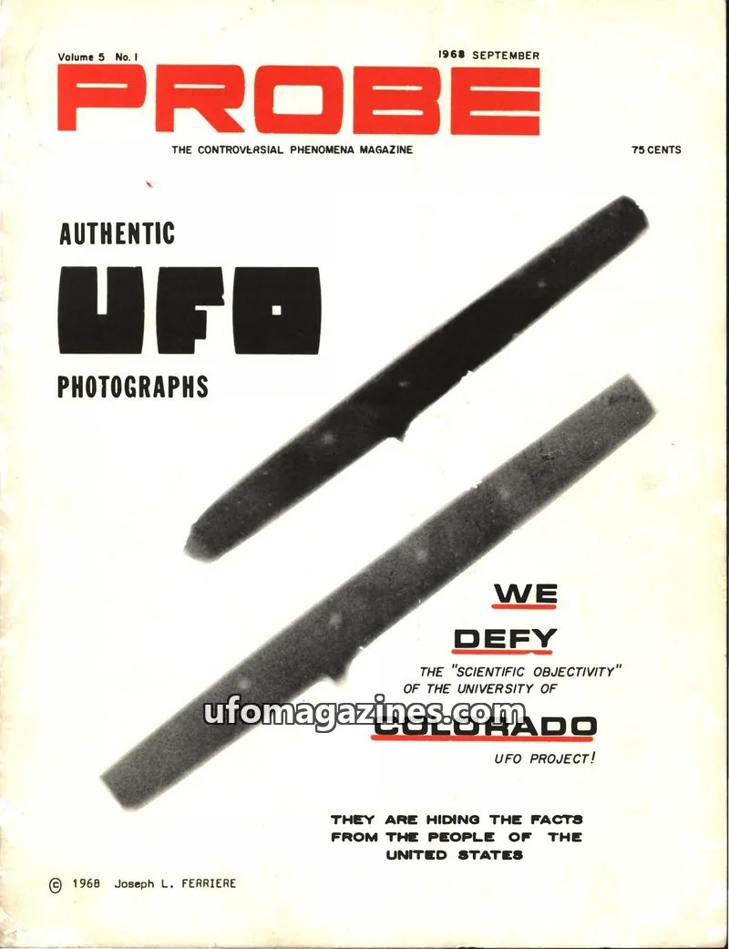 Cover of Probe (Joseph Ferriere) issue No. 1: PROBE