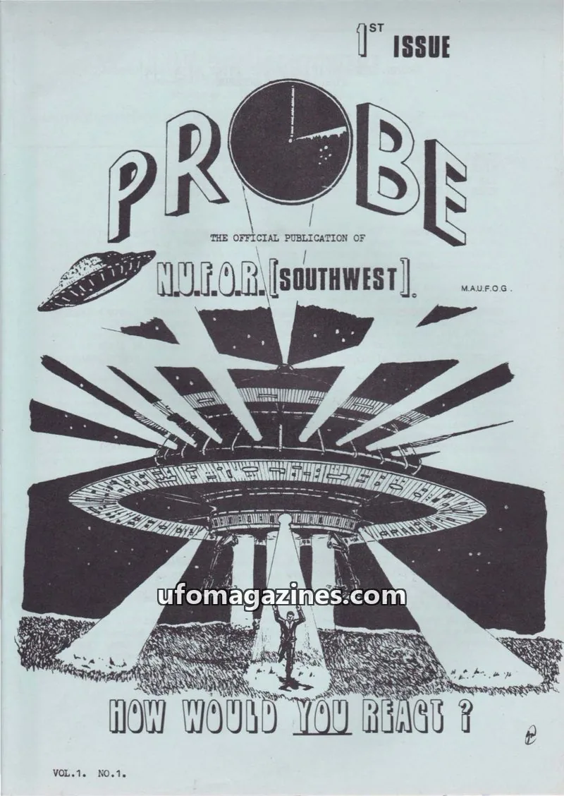 Cover of Probe Report (Ian Mrzyglod) issue 1: PROBE