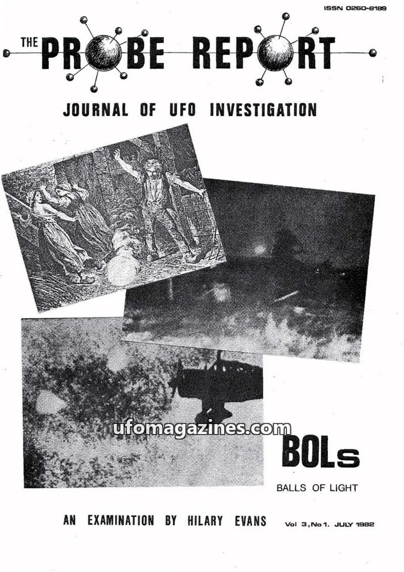 Cover of Probe Report (Ian Mrzyglod) issue Vol 3, No 1: THE PROBE REPORT