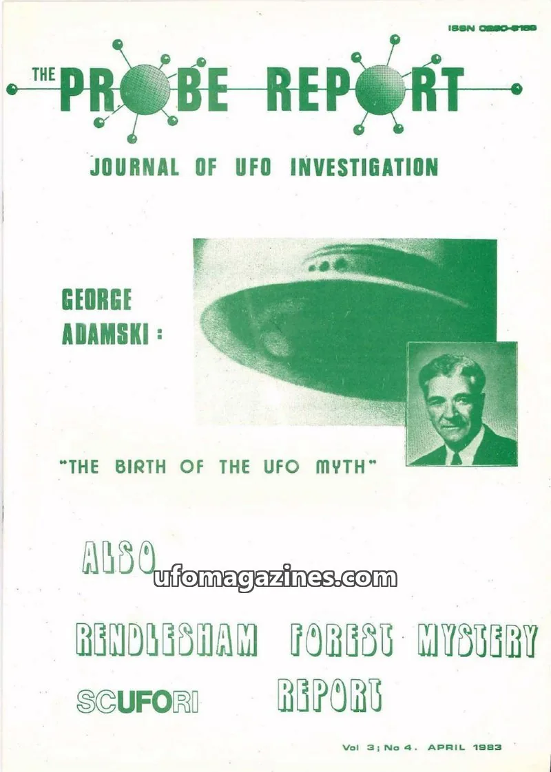 Cover of Probe Report (Ian Mrzyglod) issue Vol 3; No 4: THE PROBE REPORT