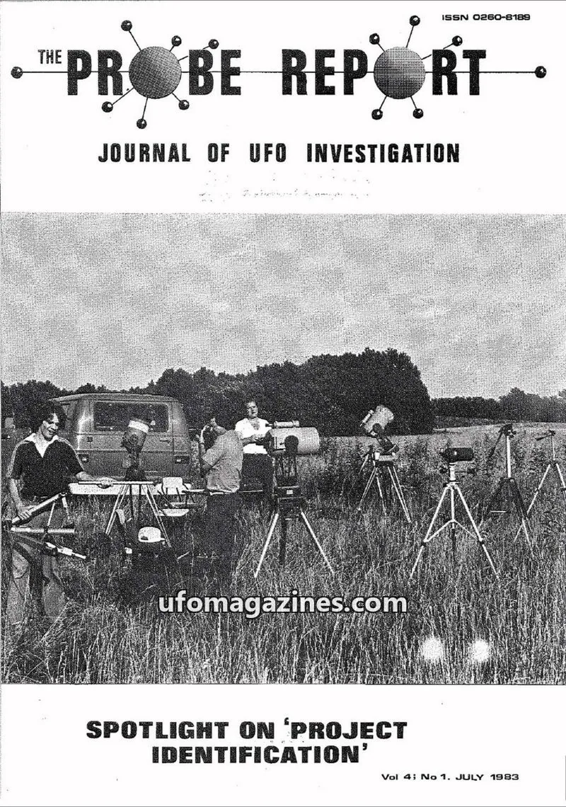 Cover of Probe Report (Ian Mrzyglod) issue Vol 4: No 1: THE PROBE REPORT