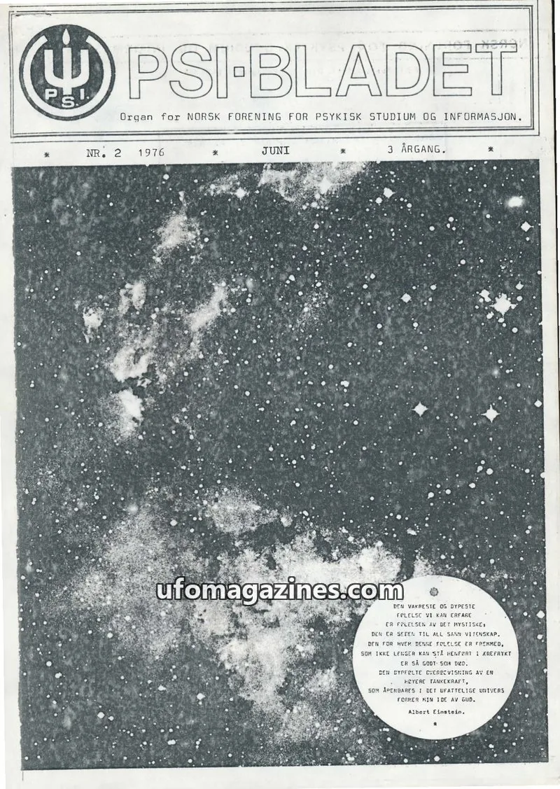 Cover of PSI-Bladet issue 2: PSI-BLADET