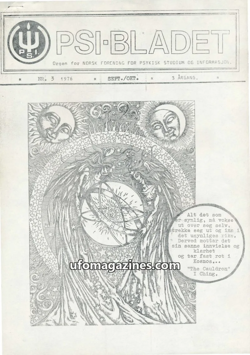 Cover of PSI-Bladet issue 3: PSI-BLADET