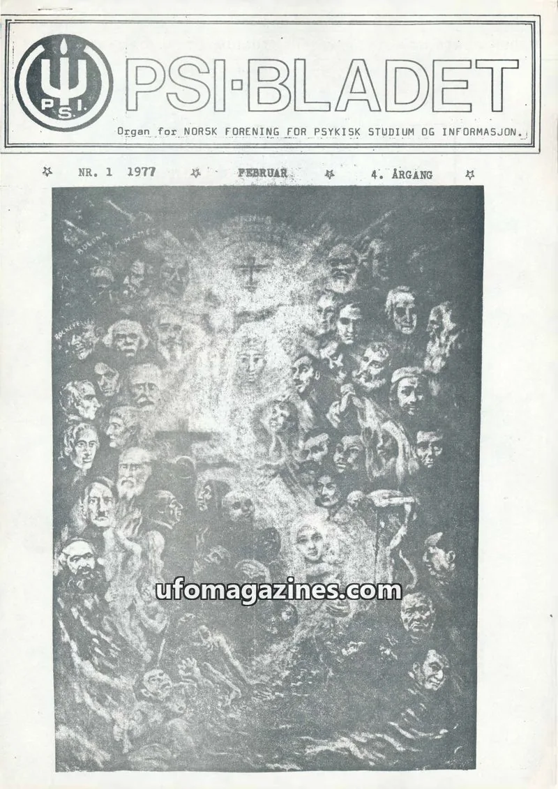 Cover of PSI-Bladet issue 1: PSI-BLADET