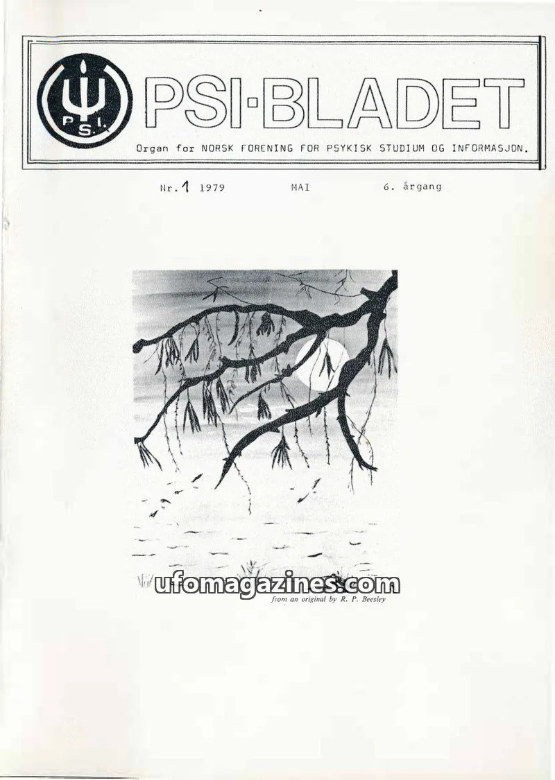 Cover of PSI-Bladet issue 1: PSI-BLADET