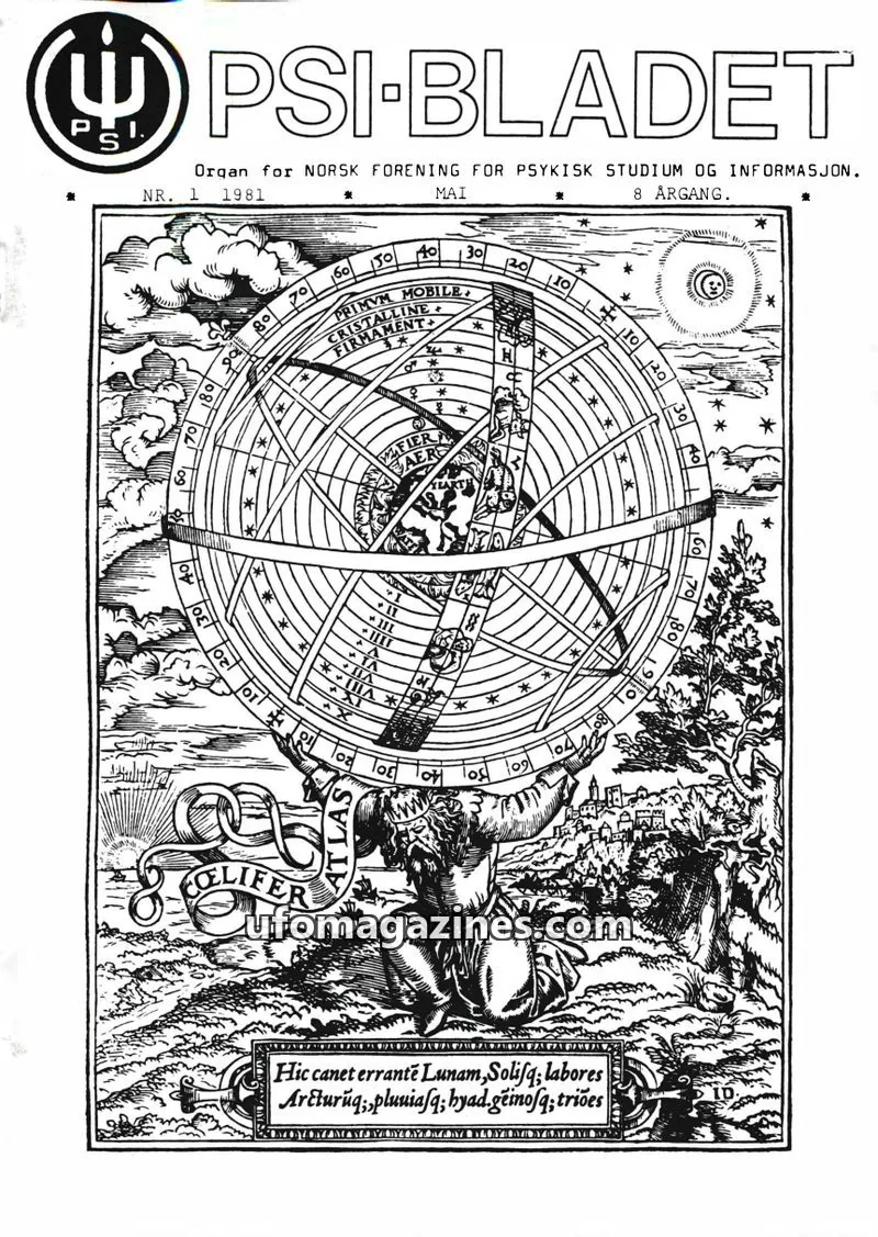 Cover of PSI-Bladet issue 1: PSI-BLADET