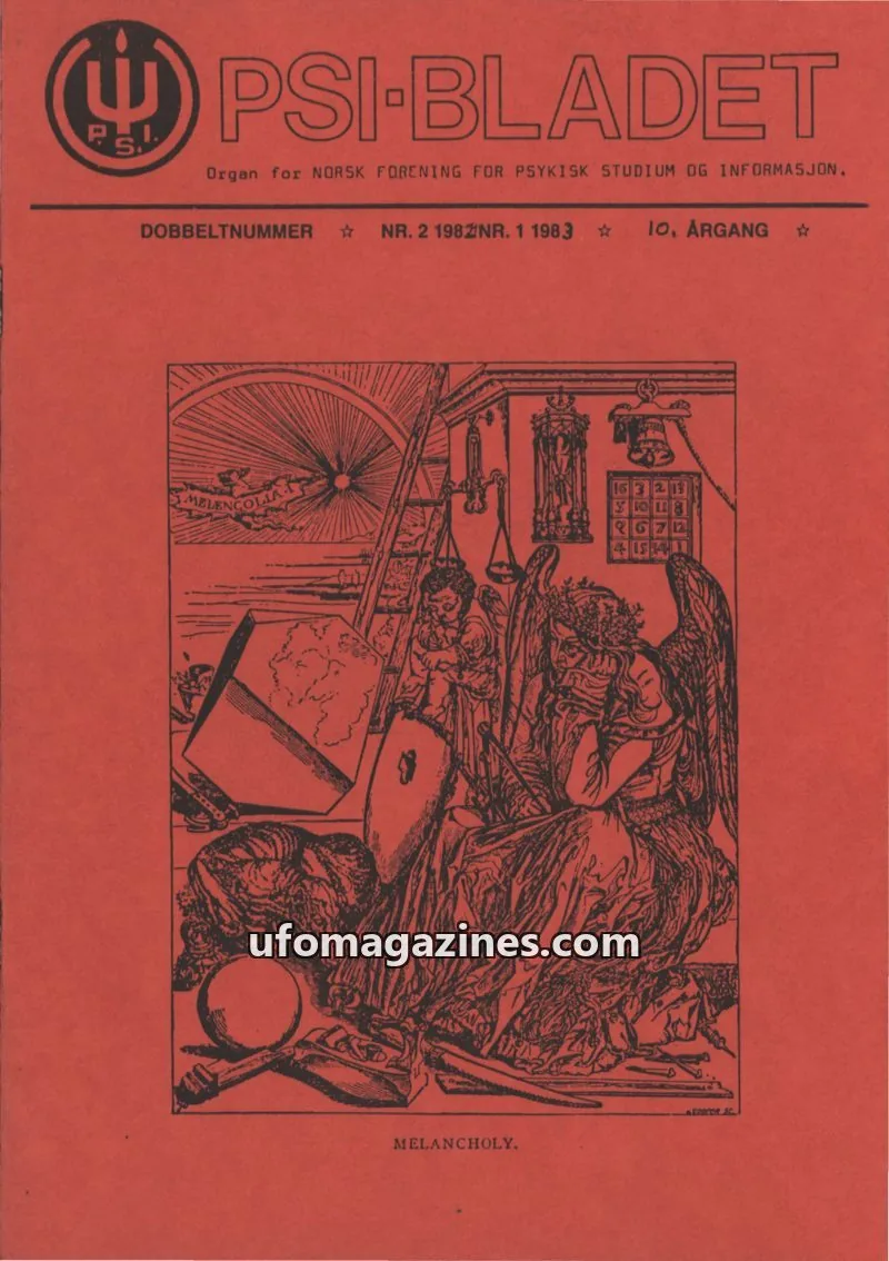 Cover of PSI-Bladet issue 2 1982 / 1 1983: PSI-BLADET