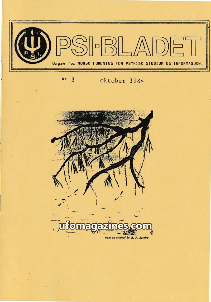 Cover of PSI-Bladet issue Nr 3: PSI-BLADET