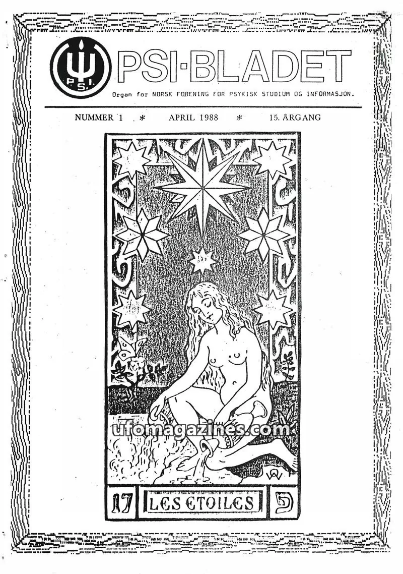 Cover of PSI-Bladet issue 1: PSI-BLADET