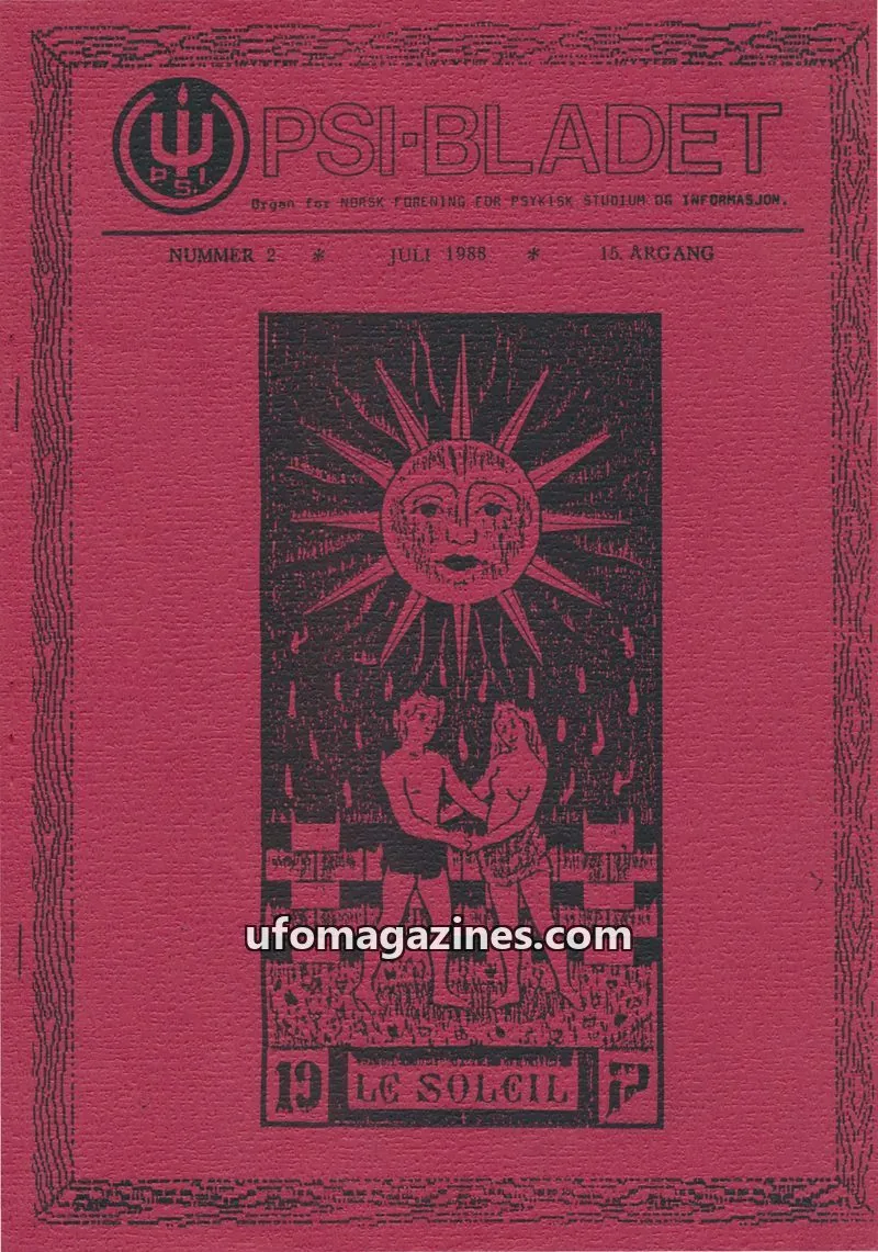 Cover of PSI-Bladet issue NUMMER 2: PSI-BLADET