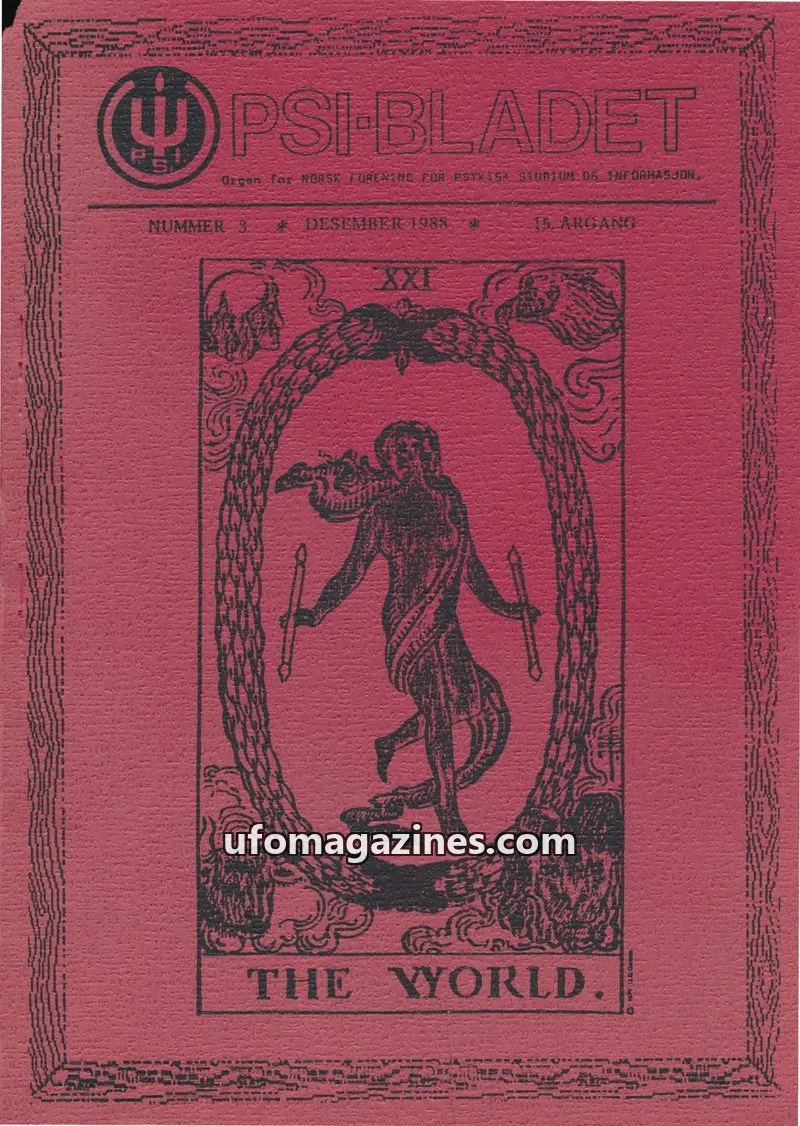 Cover of PSI-Bladet issue 3: PSI-BLADET