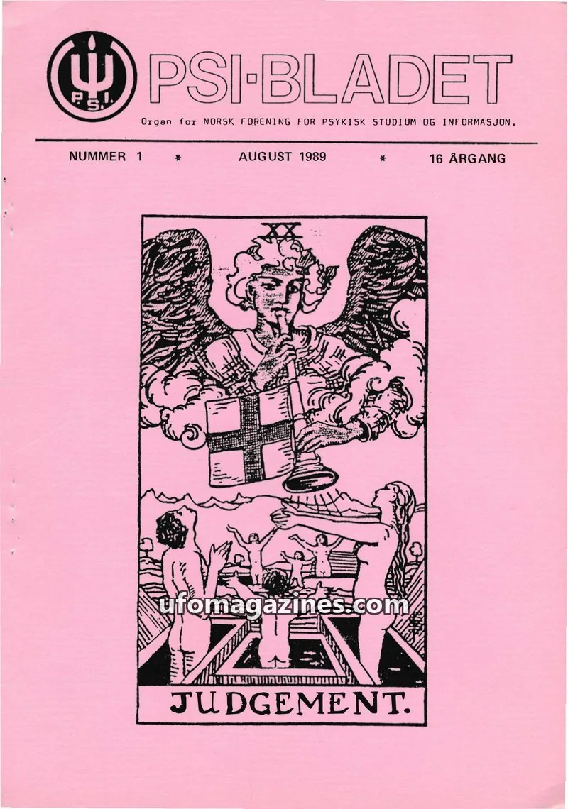 Cover of PSI-Bladet issue 1: PSI-BLADET