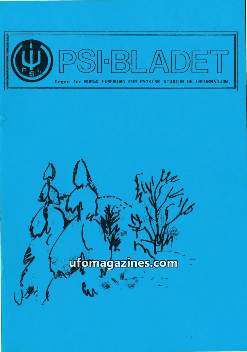 Cover of PSI-Bladet: PSI-BLADET
