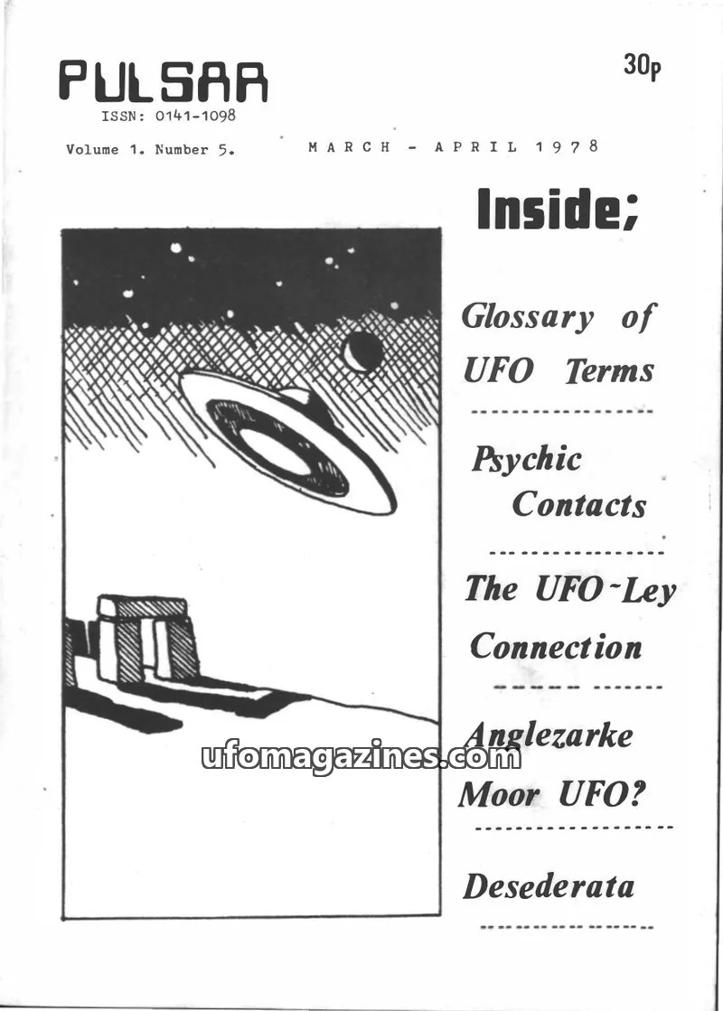 Cover of PULSE Publications issue Number 5: PULSAR