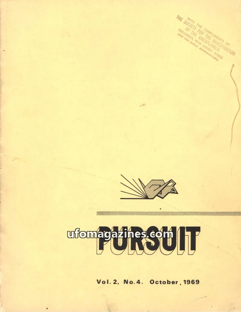 Cover of The Society for the Investigation of the Unexplained issue No. 4: PURSUIT