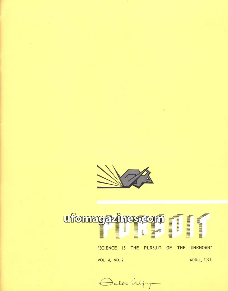 Cover of The Society for the Investigation of the Unexplained issue Vol. 4, No. 2: PURSUIT