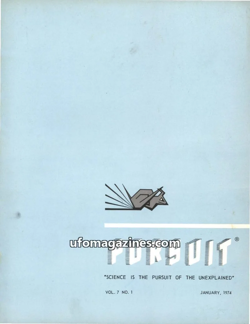 Cover of Society for the Investigation of the Unexplained issue 1: PURSUIT