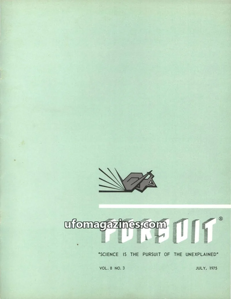 Cover of Society for the Investigation of the Unexplained issue 3: PURSUIT