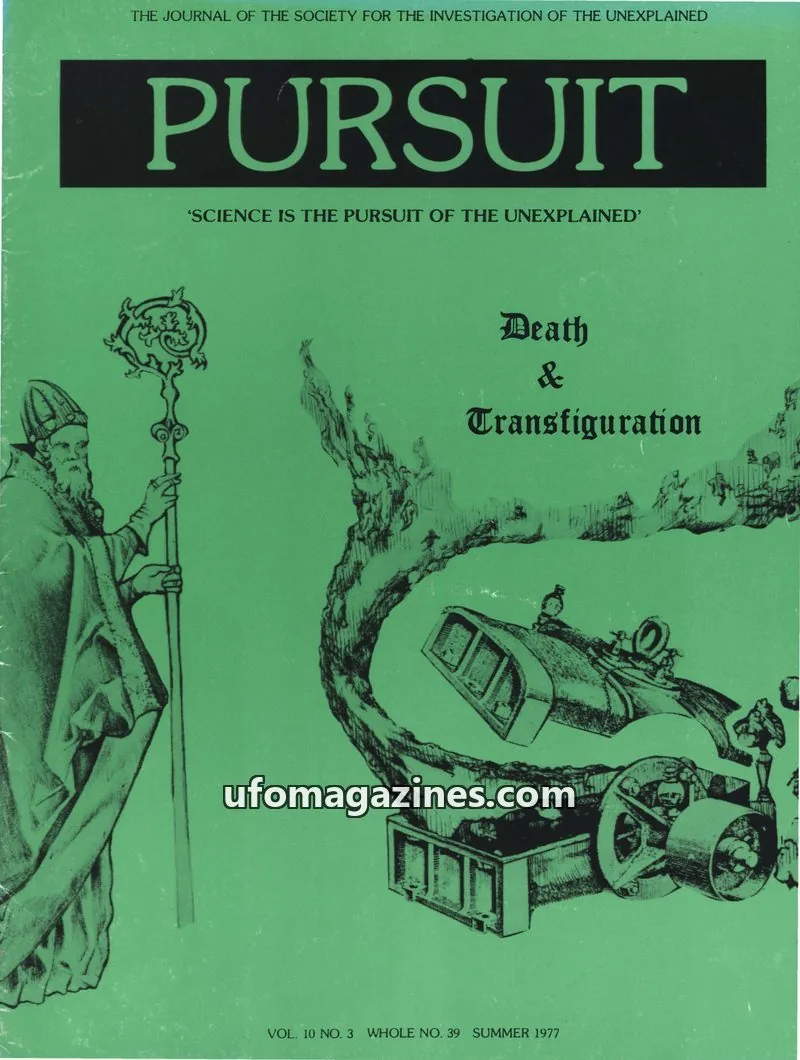 Cover of The Society for the Investigation of the Unexplained issue VOL. 10 NO. 3: PURSUIT