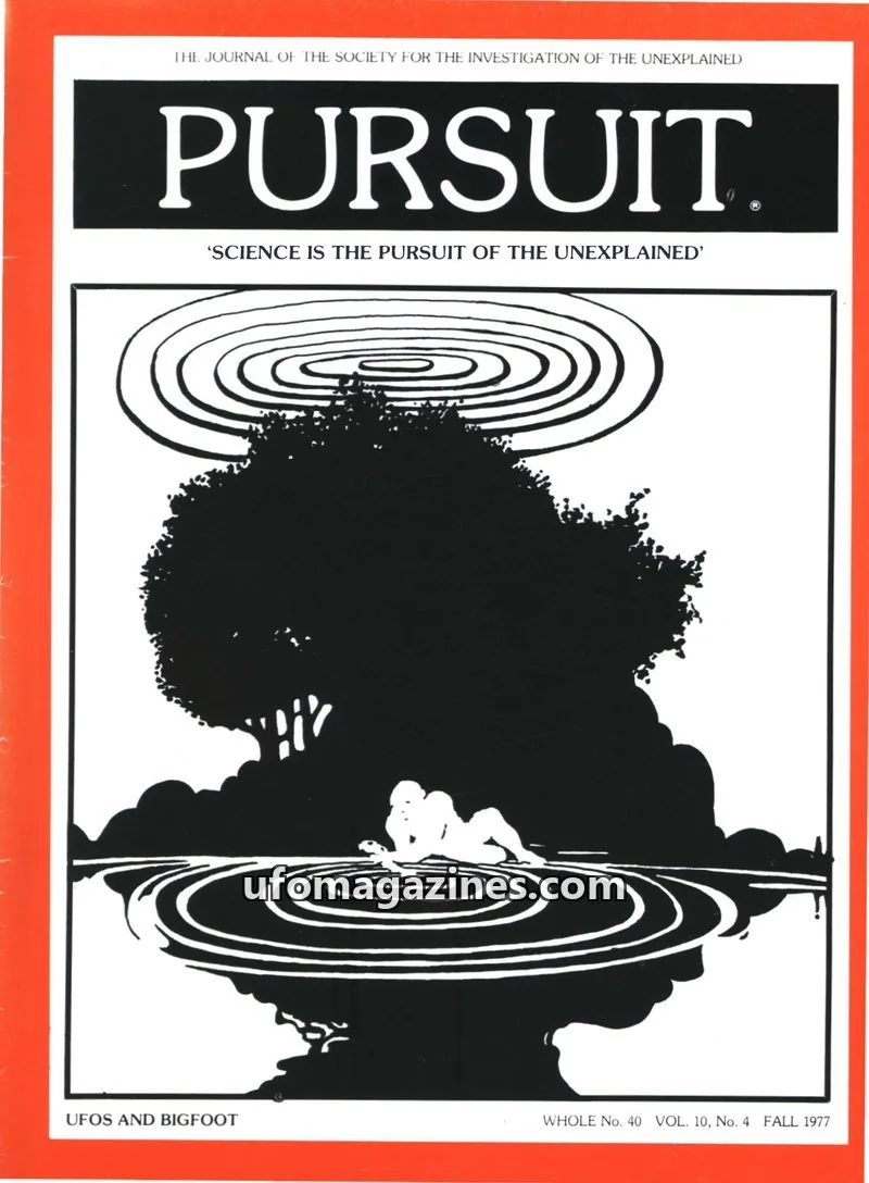 Cover of The Society for the Investigation of the Unexplained issue VOL. 10, No. 4: PURSUIT