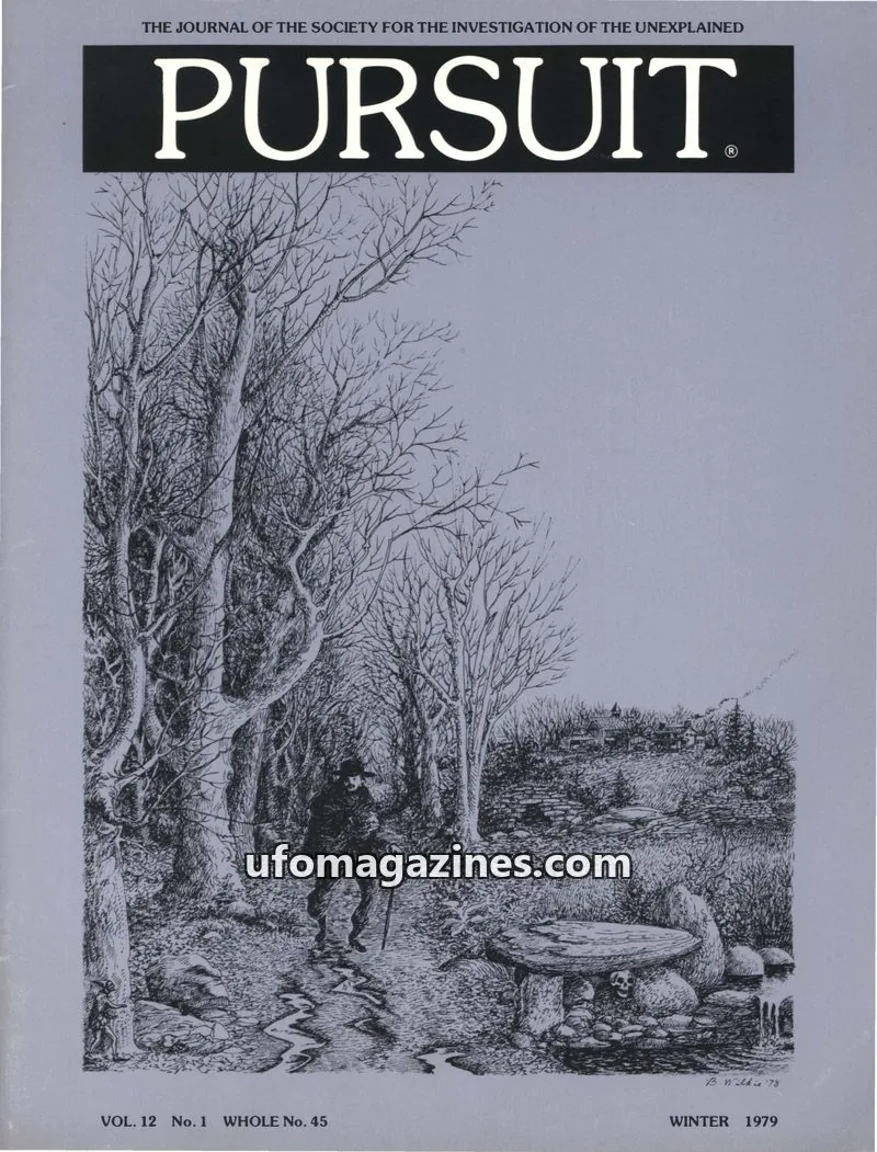 Cover of The Society for the Investigation of the Unexplained issue No. 1: PURSUIT