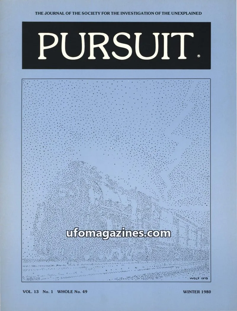 Cover of The Society for the Investigation of the Unexplained issue No. 1: PURSUIT