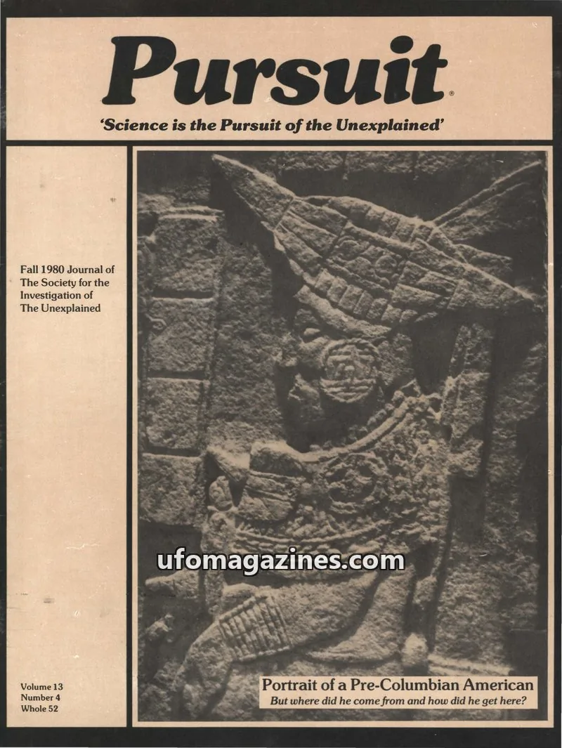 Cover of The Society for the Investigation of The Unexplained issue 4: Pursuit