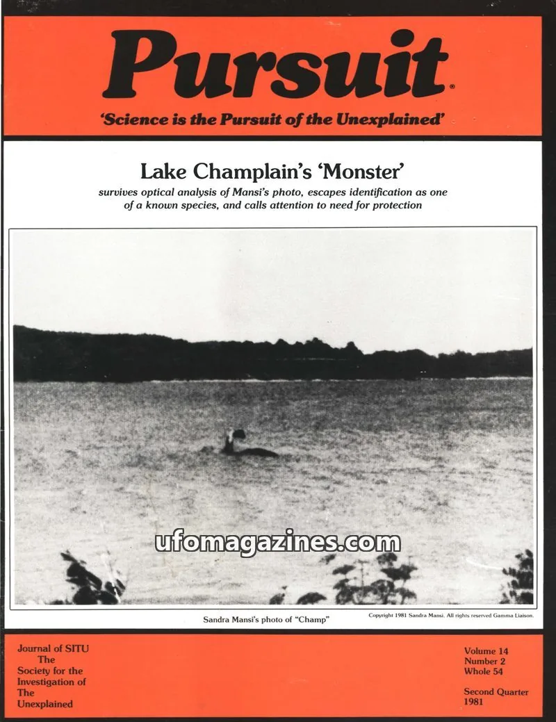Cover of The Society for the Investigation of The Unexplained issue 2: Pursuit