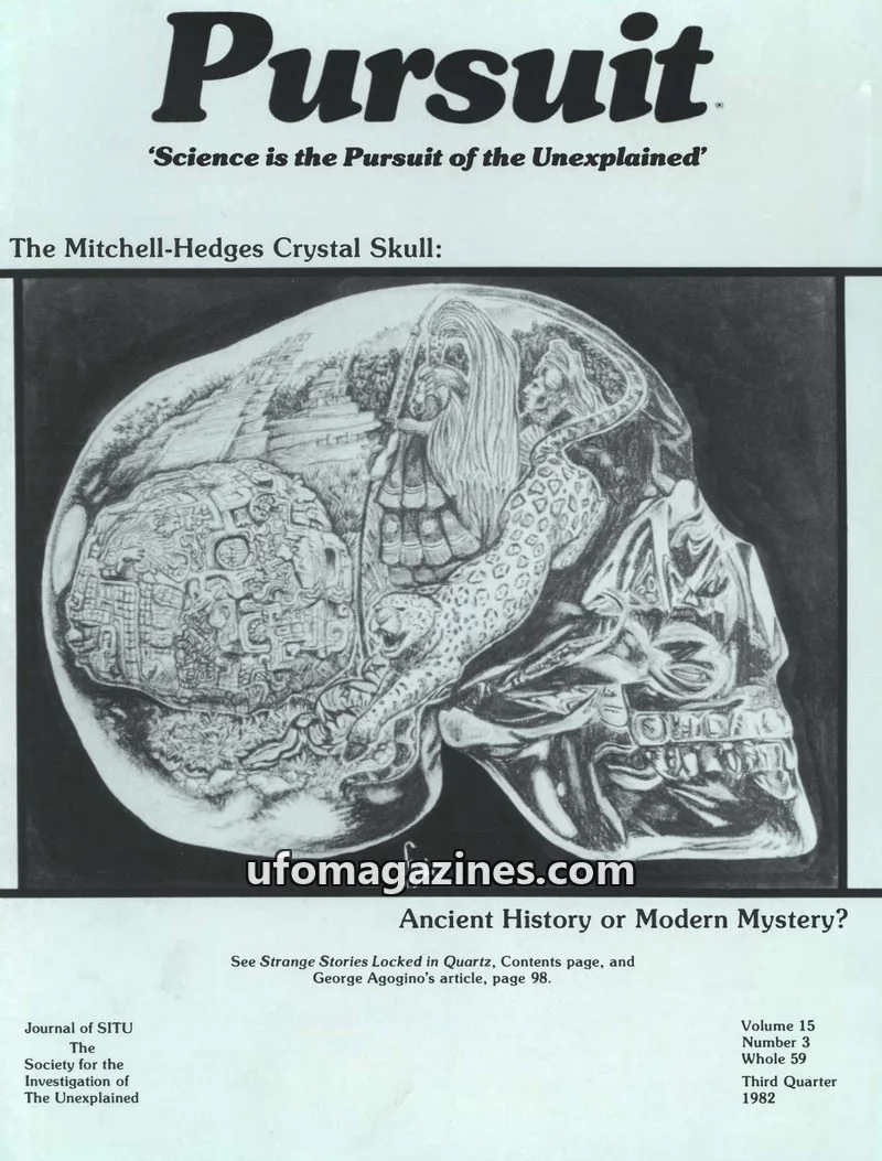 Cover of The Society for the Investigation of The Unexplained issue 3: Pursuit