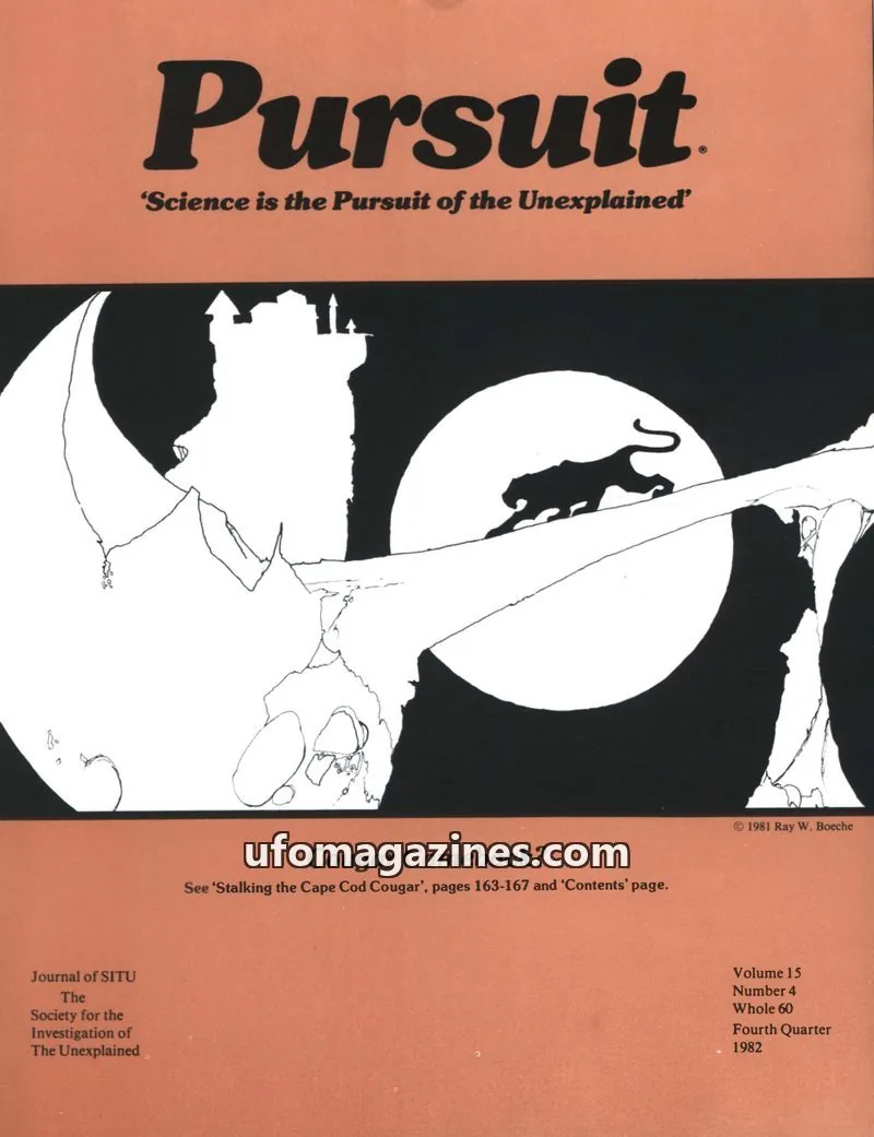 Cover of The Society for the Investigation of The Unexplained issue 4: Pursuit
