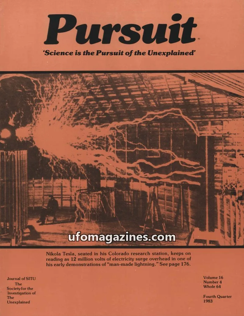 Cover of The Society for the Investigation of the Unexplained issue Number 4: Pursuit
