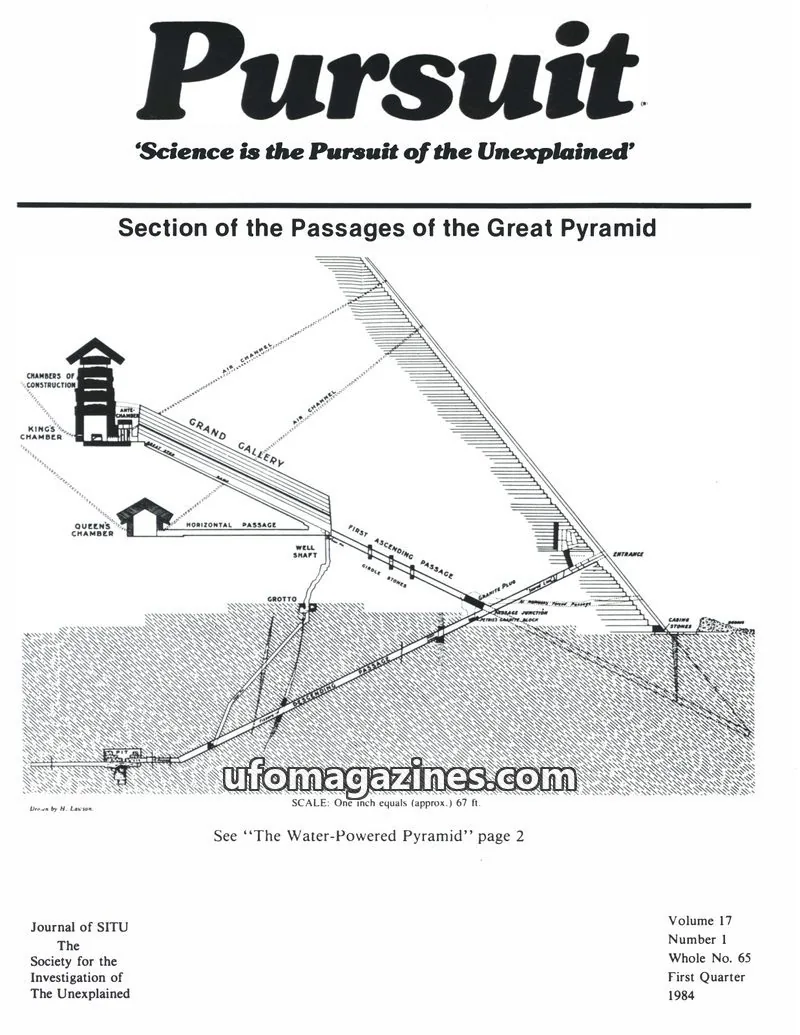 Cover of The Society for the Investigation of The Unexplained issue 1: Pursuit